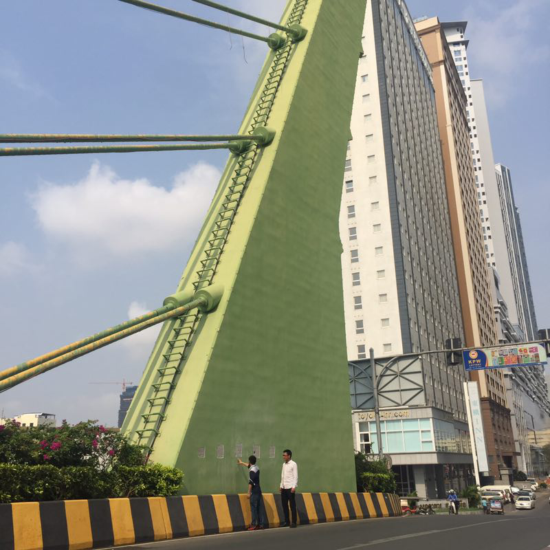 Two Bridges Project of Diamond Island in Phnom Penh